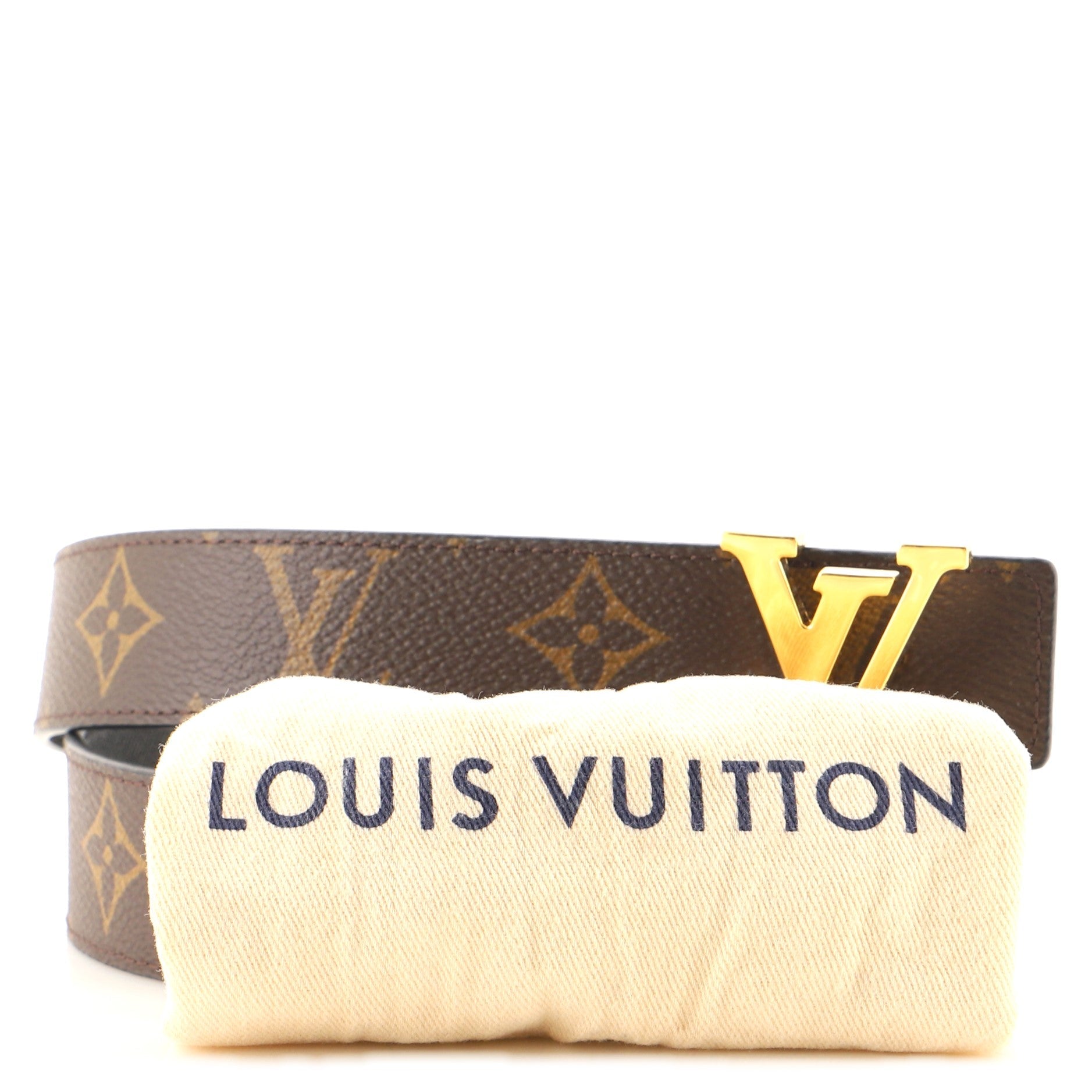 LV Initiales Belt Monogram Canvas Medium 85
