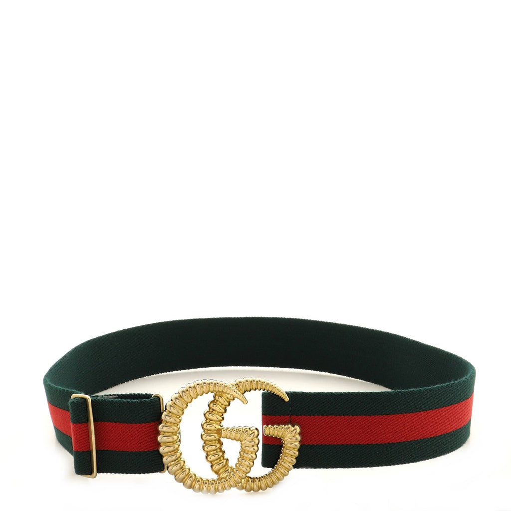 GG Torchon Web Belt Canvas Wide 70