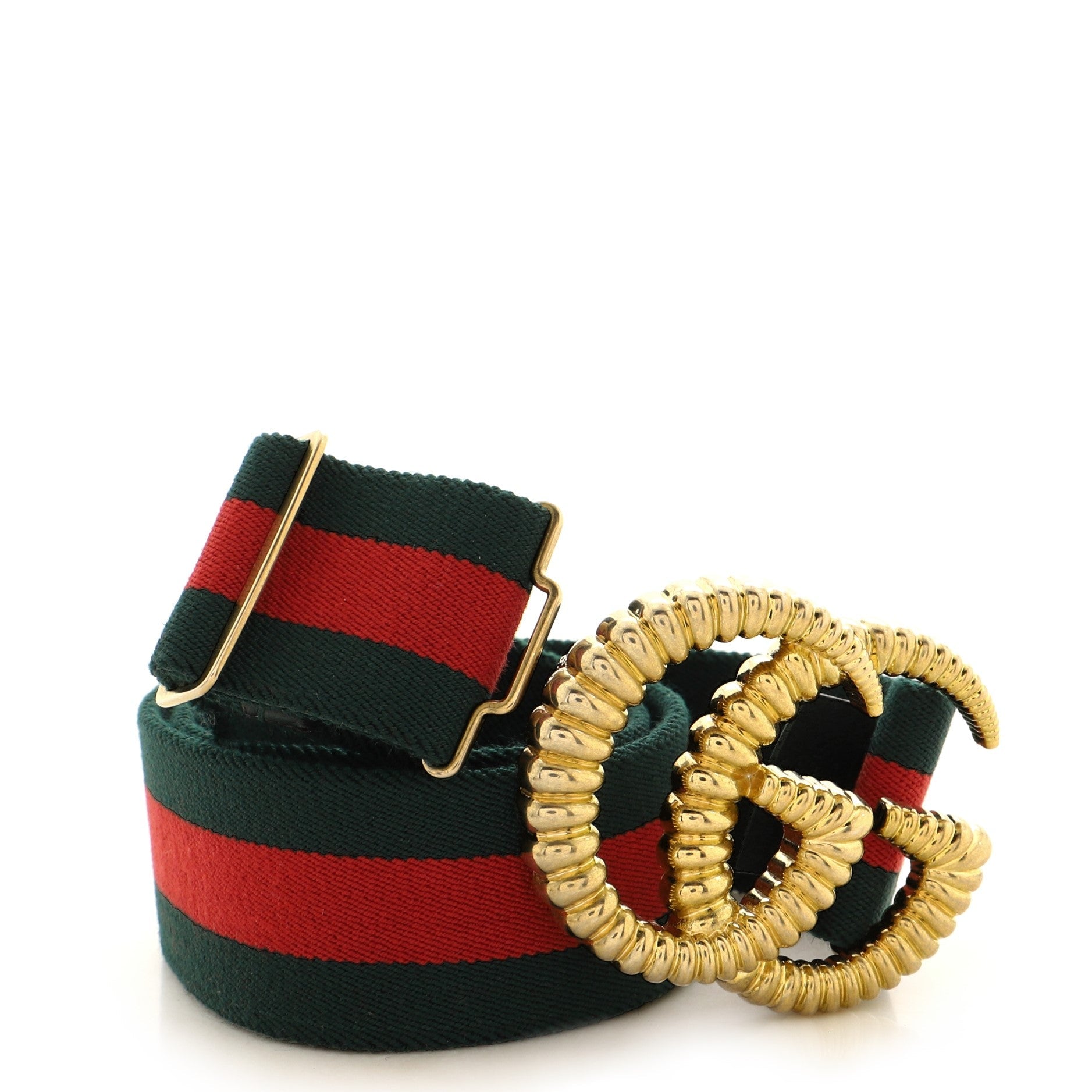 GG Torchon Web Belt Canvas Wide 70