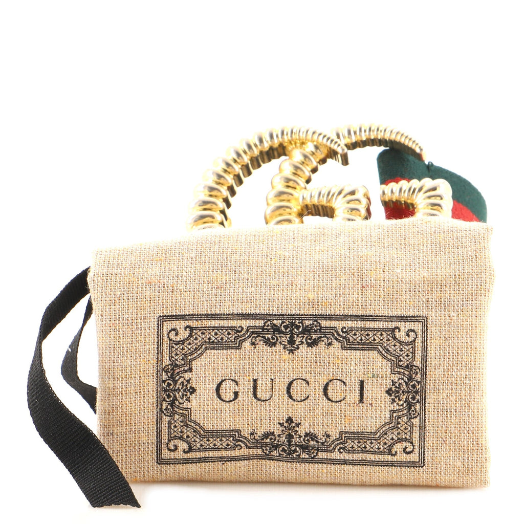 GG Torchon Web Belt Canvas Wide 85