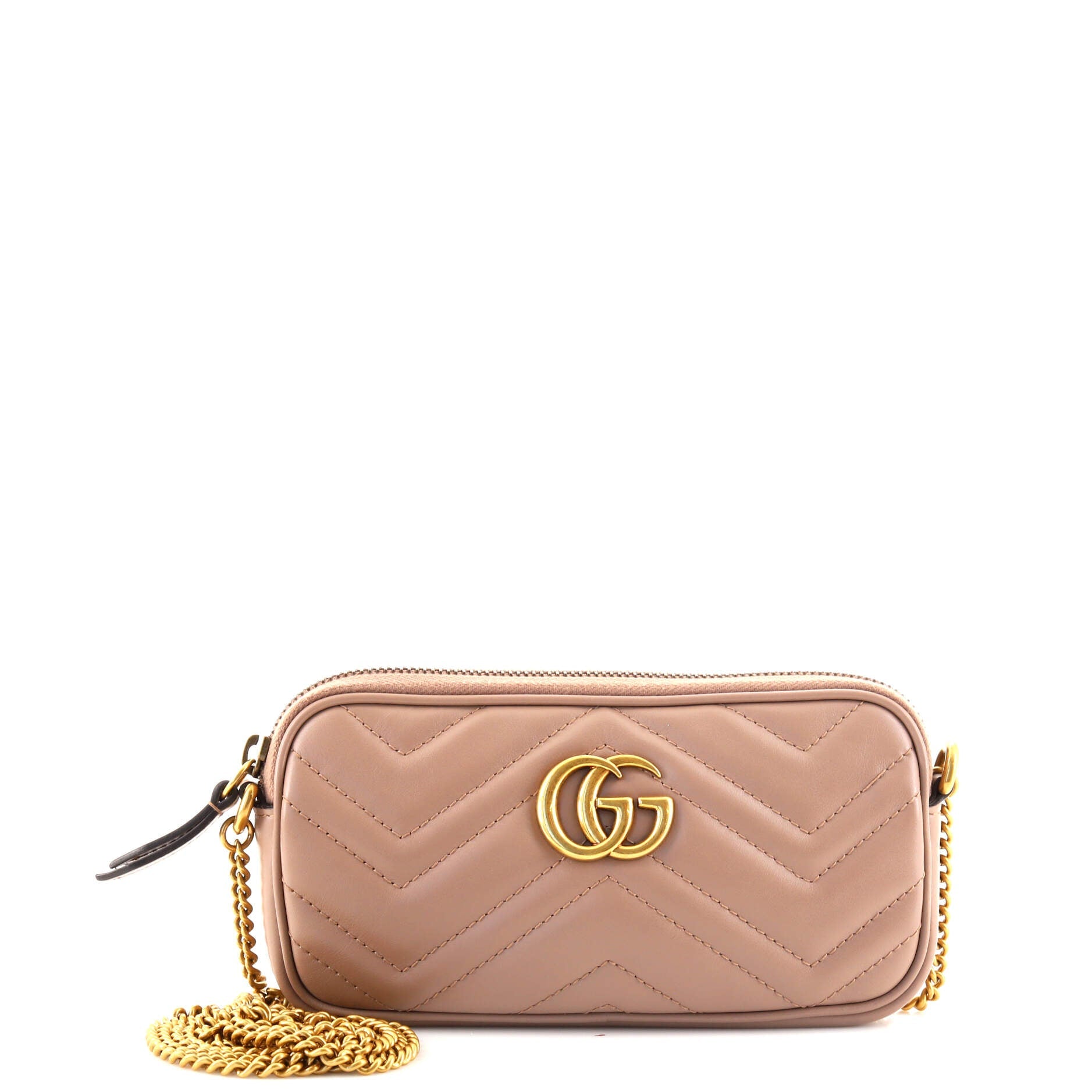 GG Marmont Chain Crossbody Bag Matelasse Leather Mini
