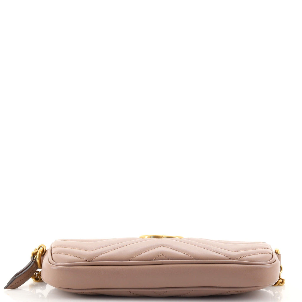 GG Marmont Chain Crossbody Bag Matelasse Leather Mini