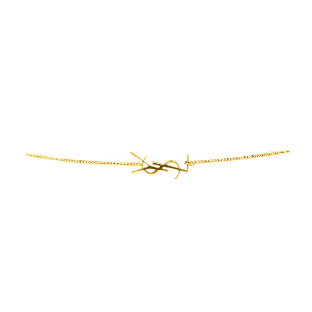 Logo Chain Bracelet Metal Thin