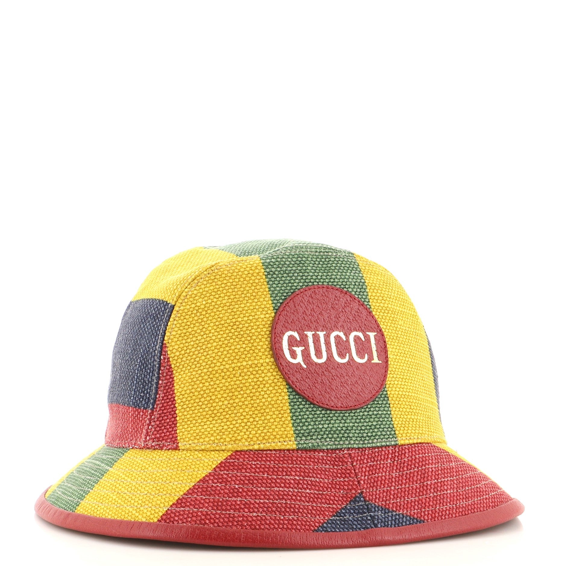 Logo Bucket Hat Baiadera Striped Canvas XXL