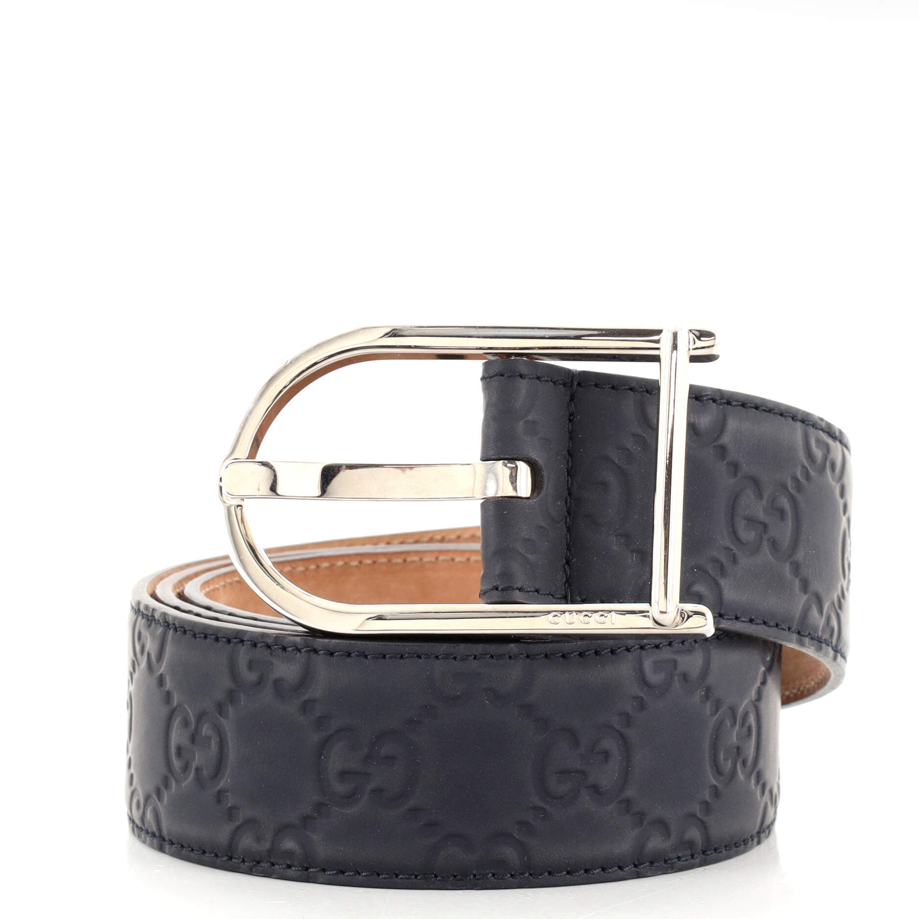 Buckle Belt Guccissima Leather Wide 90