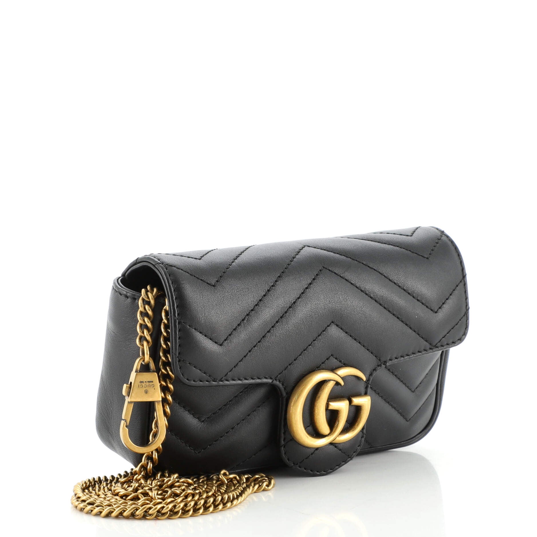 GG Marmont Flap Bag Matelasse Leather Super Mini