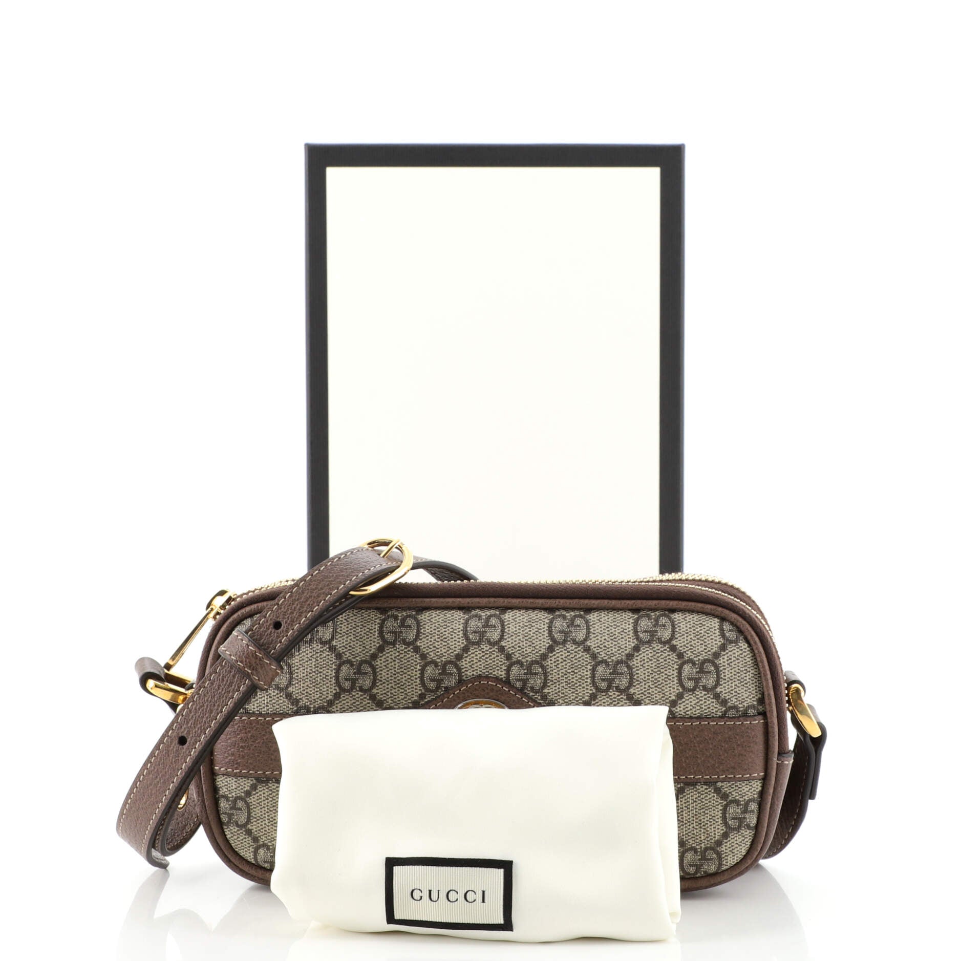 Ophidia Triple Zip Crossbody Bag GG Coated Canvas Mini
