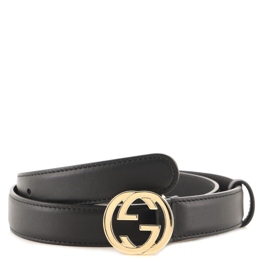 Interlocking G Belt Leather Medium 75