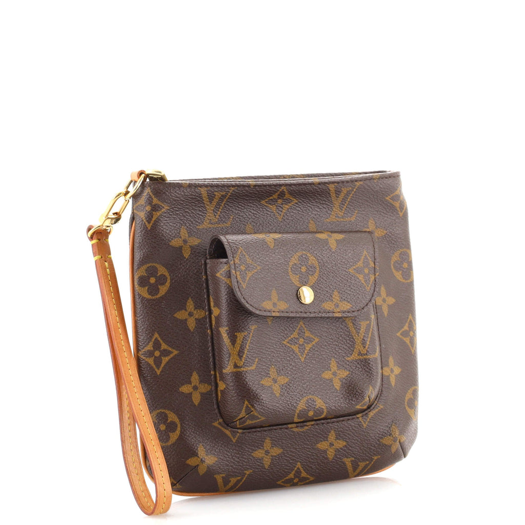 Partition Wristlet Clutch Monogram Canvas
