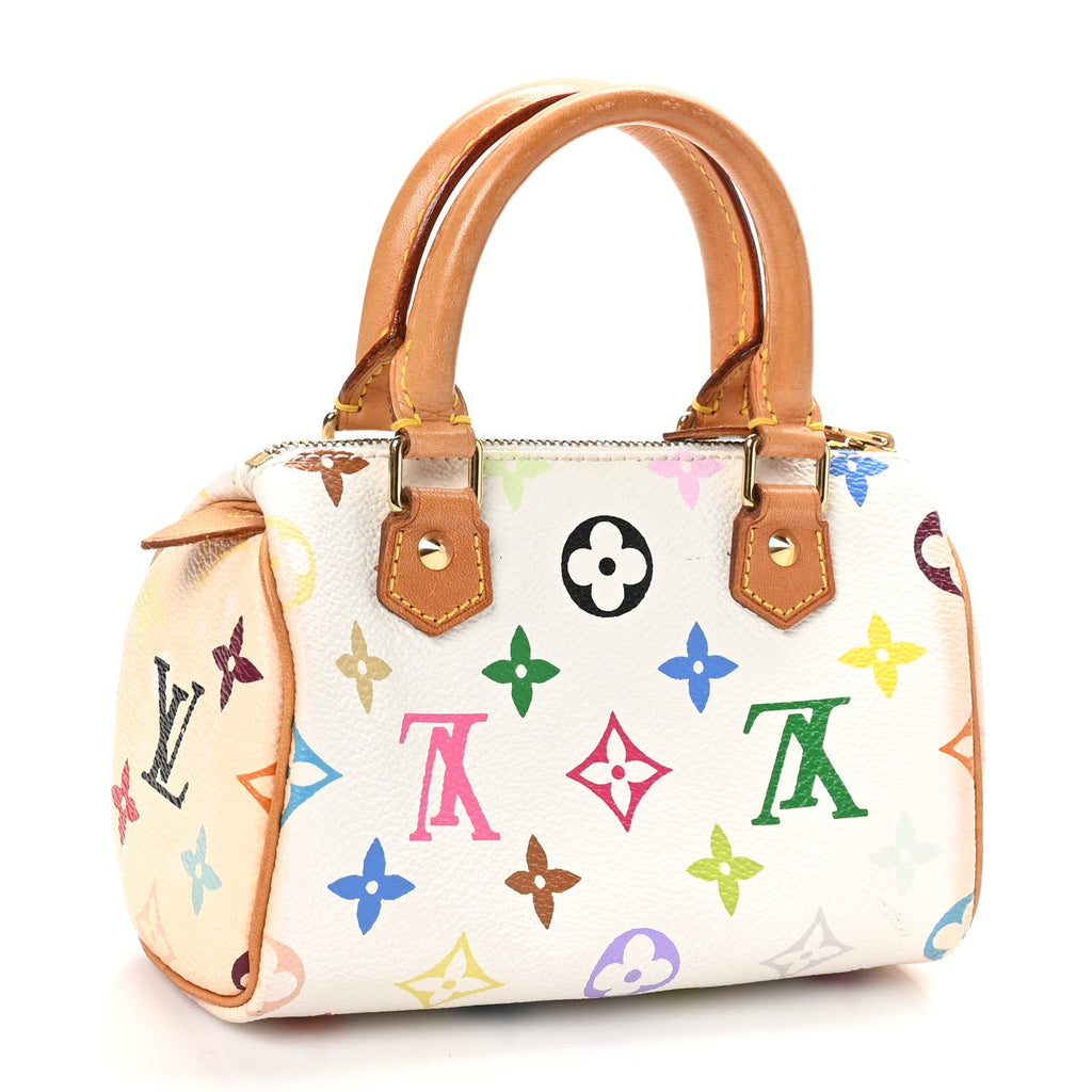 Monogram Multicolor Mini Sac HL Speedy White