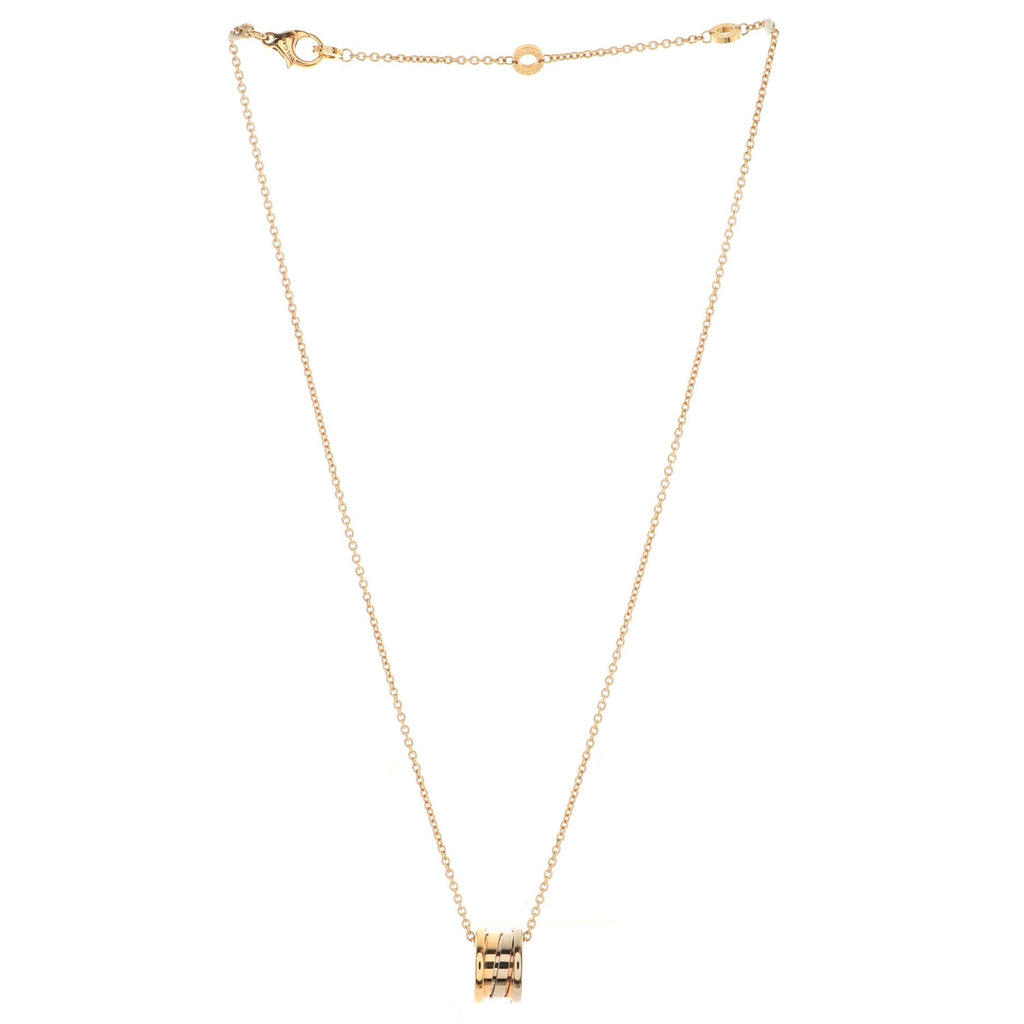 B.Zero1 Pendant Necklace 18K Tricolor Gold