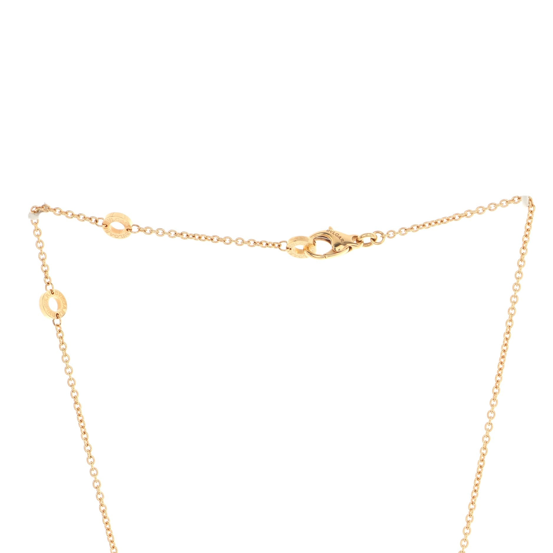 B.Zero1 Pendant Necklace 18K Tricolor Gold