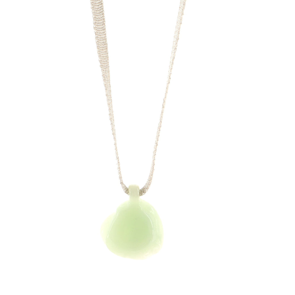 Camellia CC Leaf String Necklace Resin