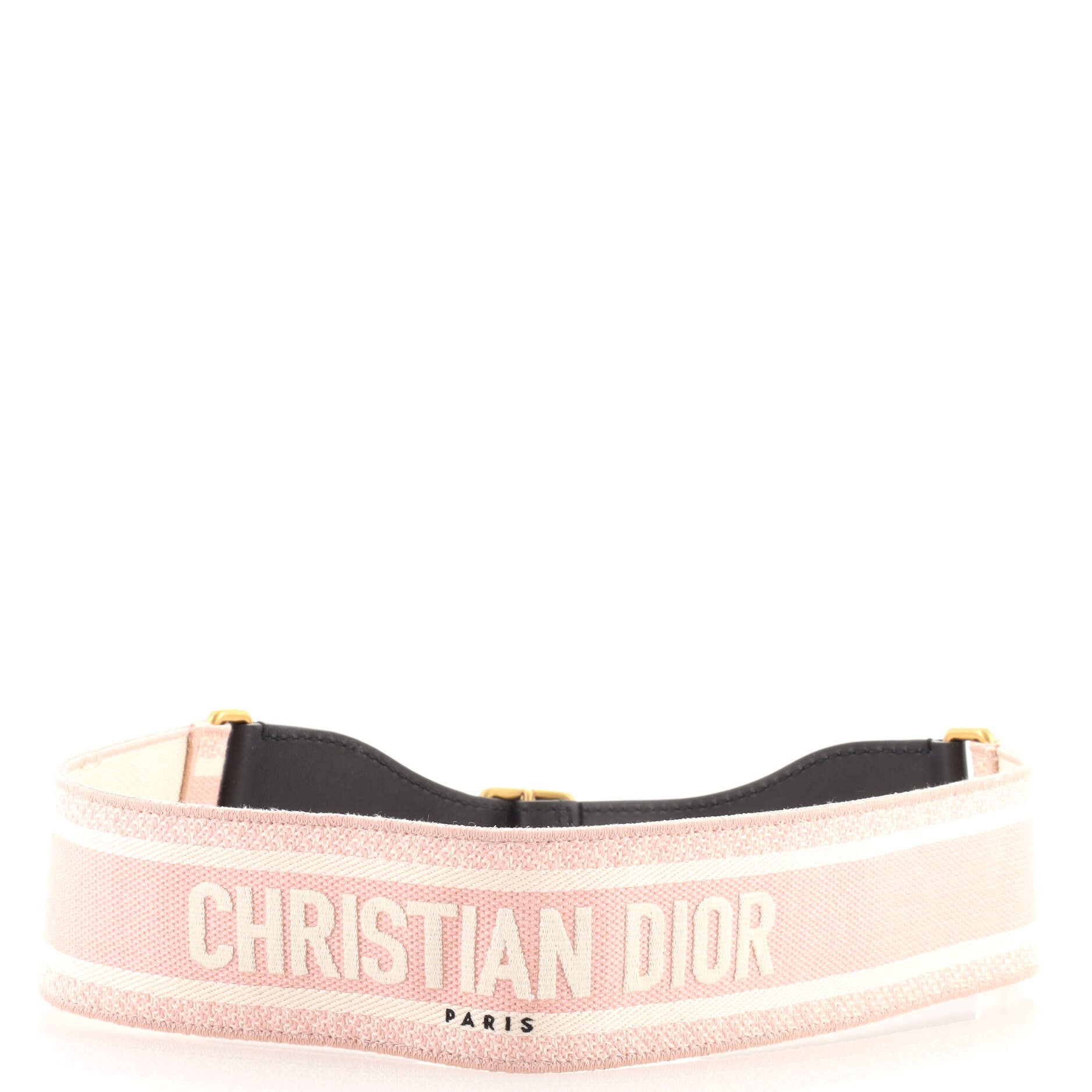 Logo Belt Embroidered Canvas Extra Wide 85