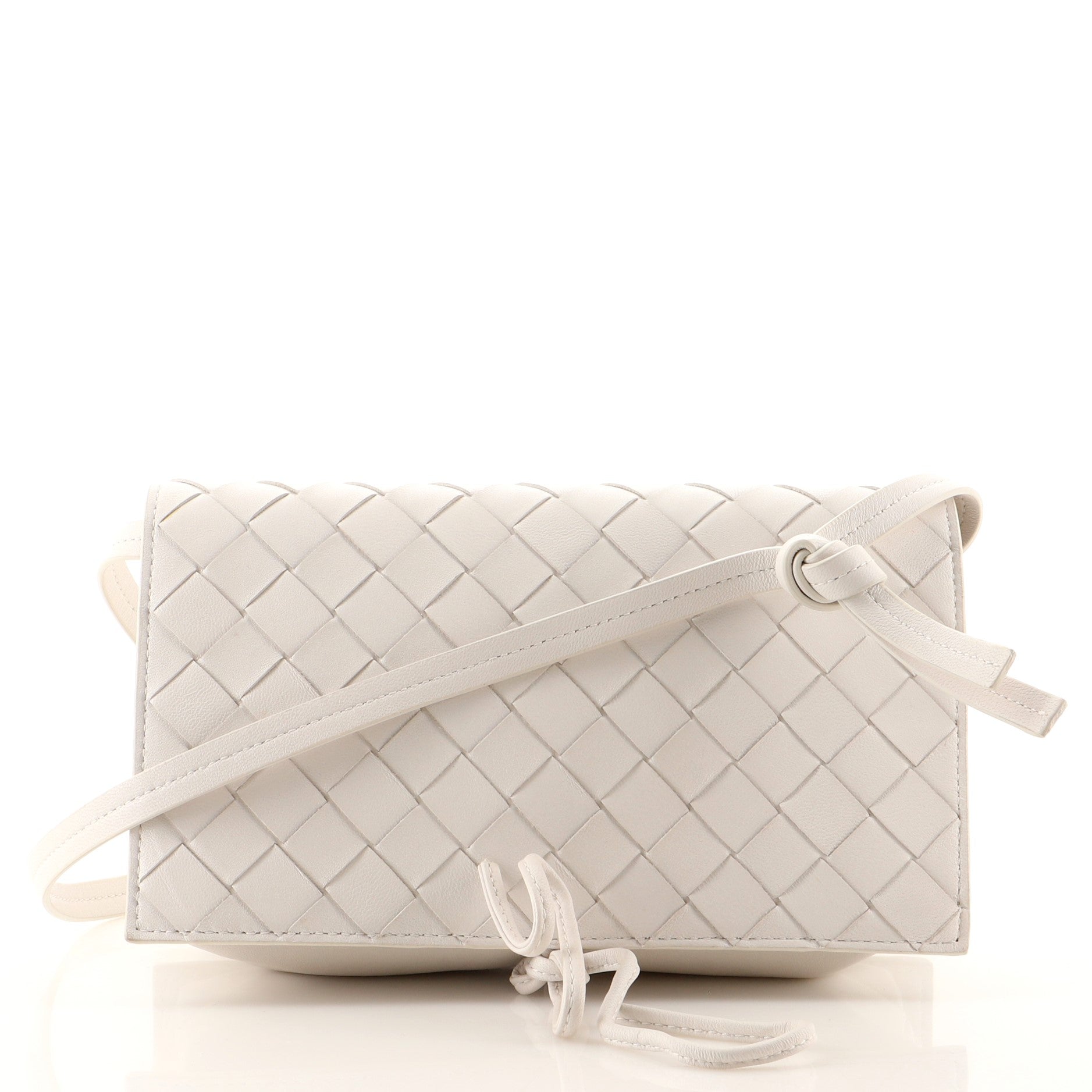 Tie Flap Crossbody Bag Intrecciato Nappa Mini