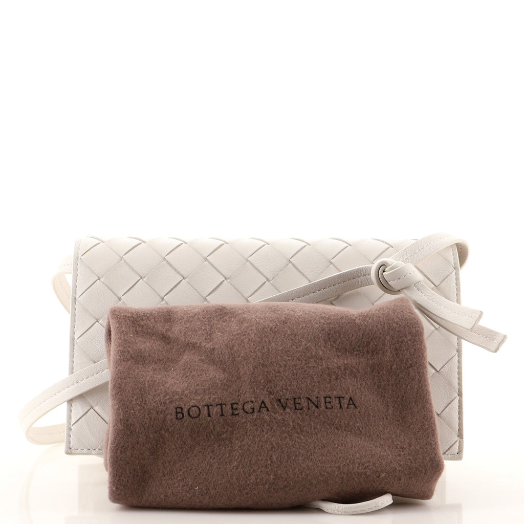Tie Flap Crossbody Bag Intrecciato Nappa Mini