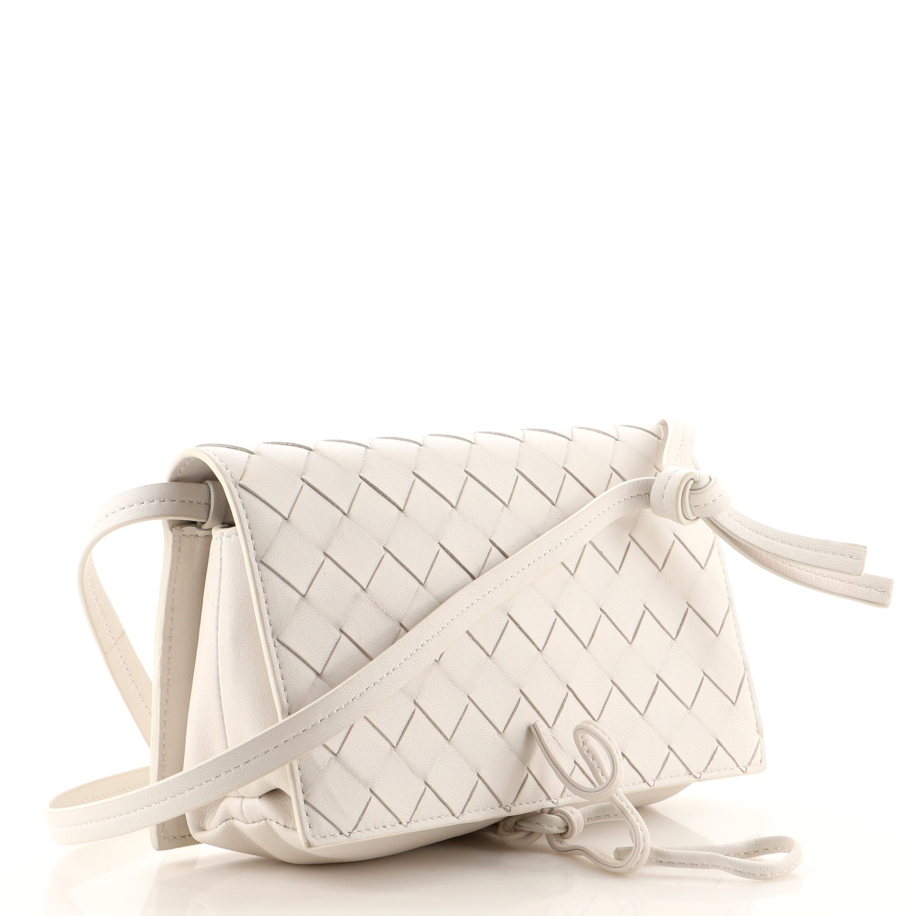 Tie Flap Crossbody Bag Intrecciato Nappa Mini