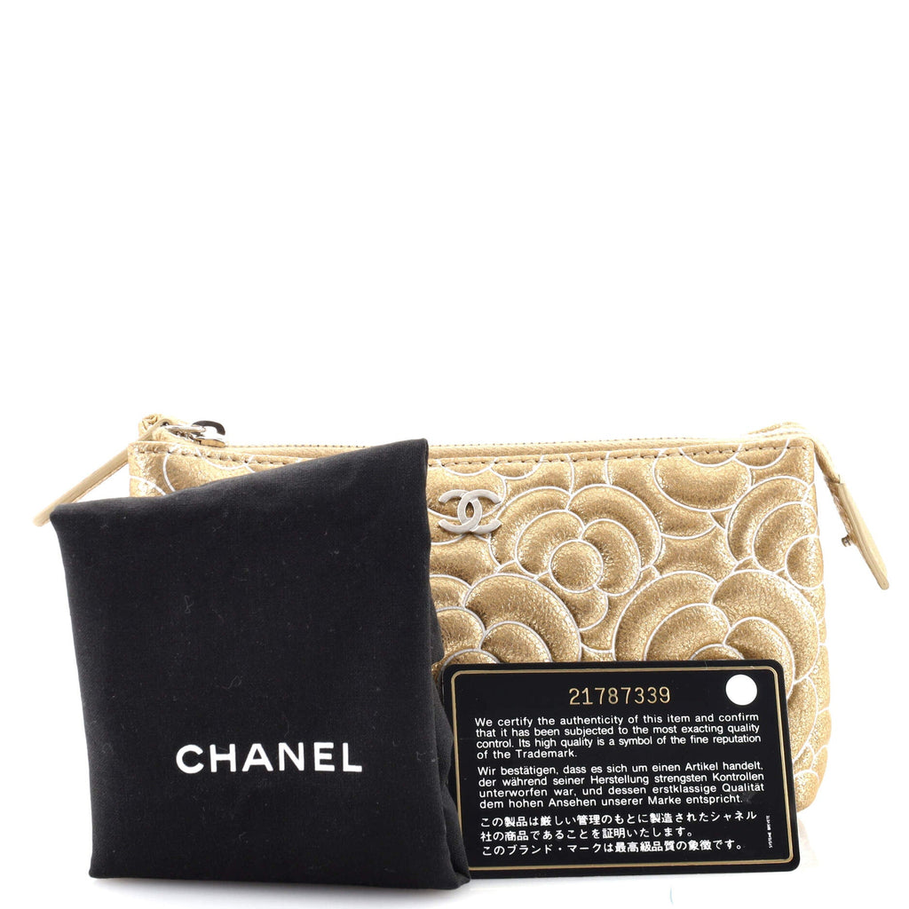 Classic O Case Pouch Camellia Goatskin Mini