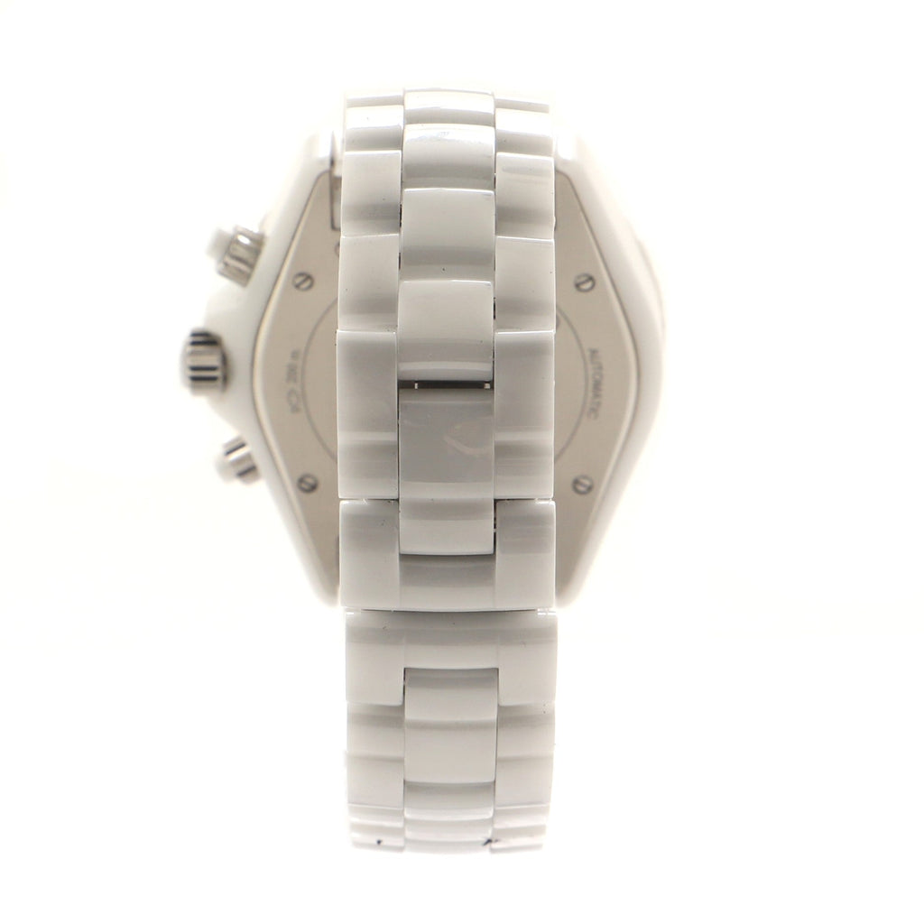 J12 Chronograph Automatic Watch Ceramic and Stainless Steel with Diamond Markers 41