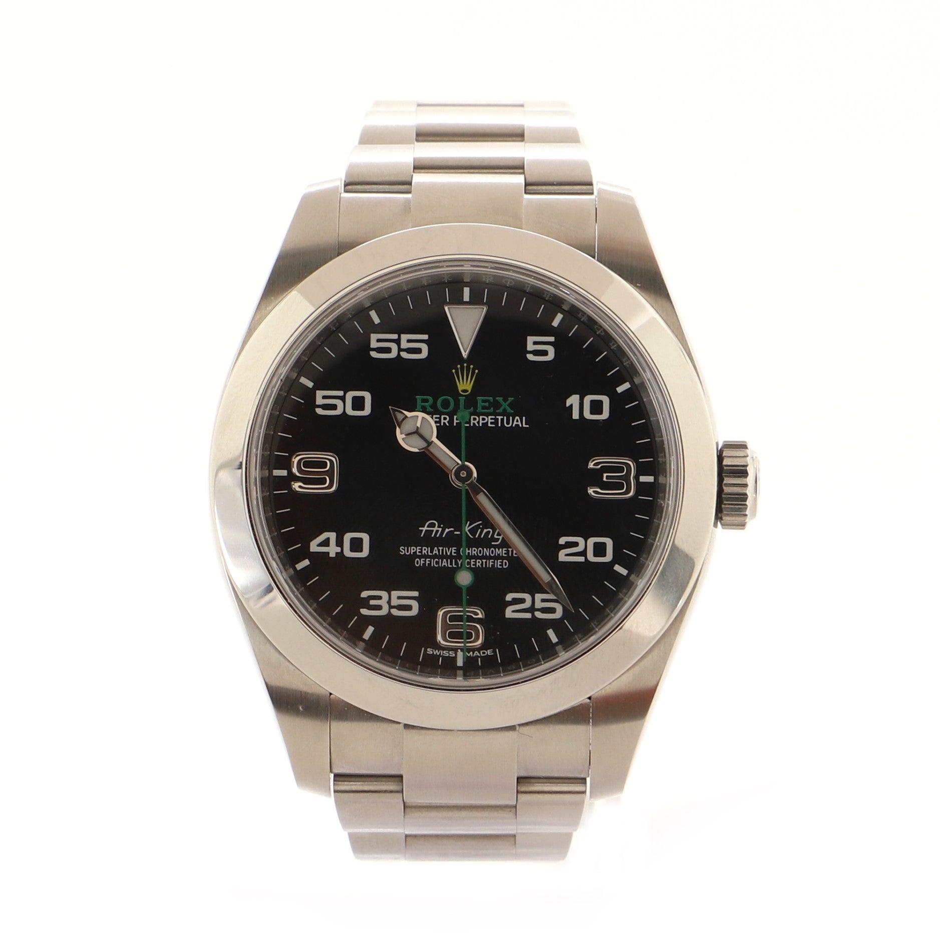 Air King Oyster Perpetual Chronometer Automatic Watch Stainless Steel 40