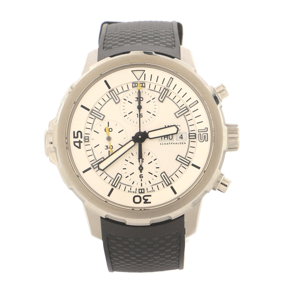 Aquatimer Chronograph Automatic Watch Stainless Steel and Rubber 44