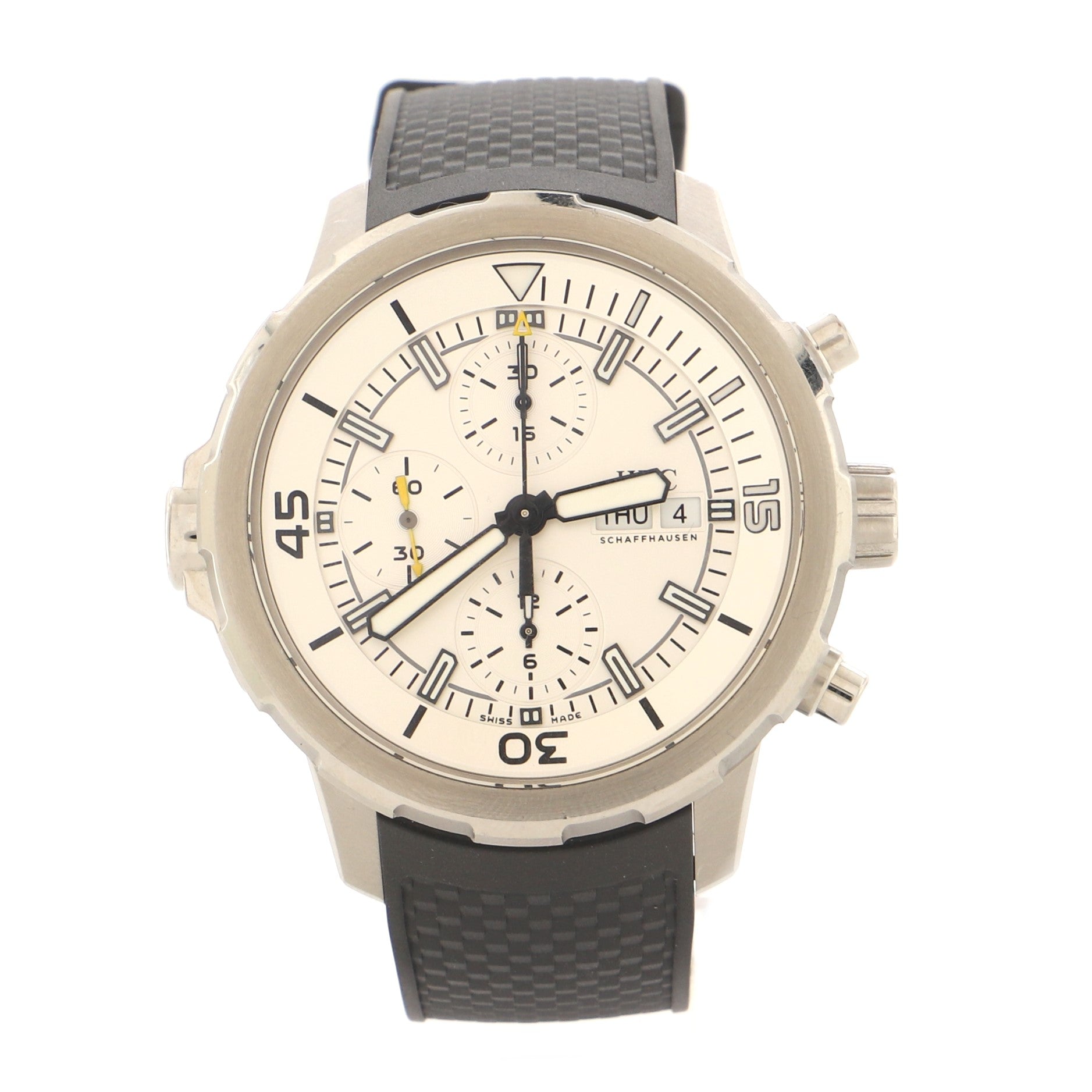 Aquatimer Chronograph Automatic Watch Stainless Steel and Rubber 44