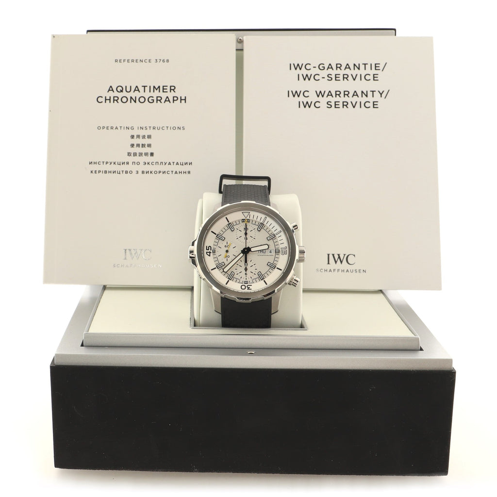 Aquatimer Chronograph Automatic Watch Stainless Steel and Rubber 44