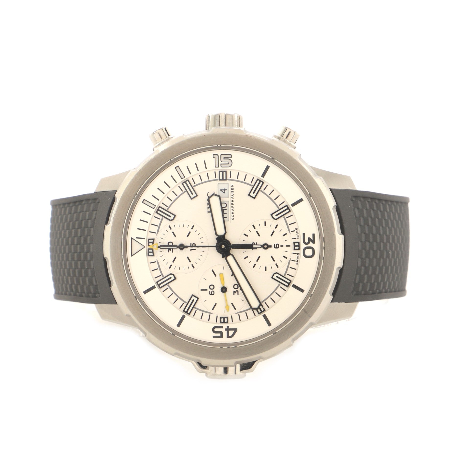 Aquatimer Chronograph Automatic Watch Stainless Steel and Rubber 44