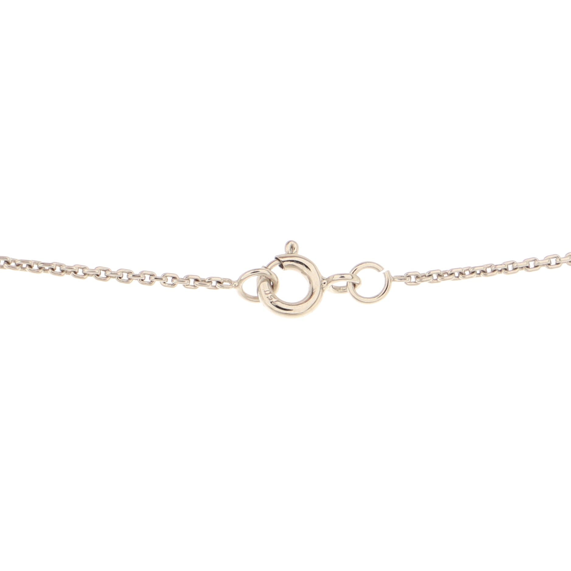 LV Volt One Pendant Necklace 18K White Gold with Diamond Small
