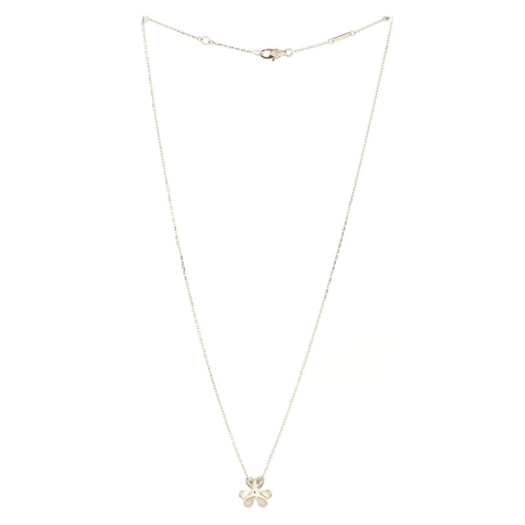 Frivole Pendant Necklace 18K White Gold and Diamond Mini