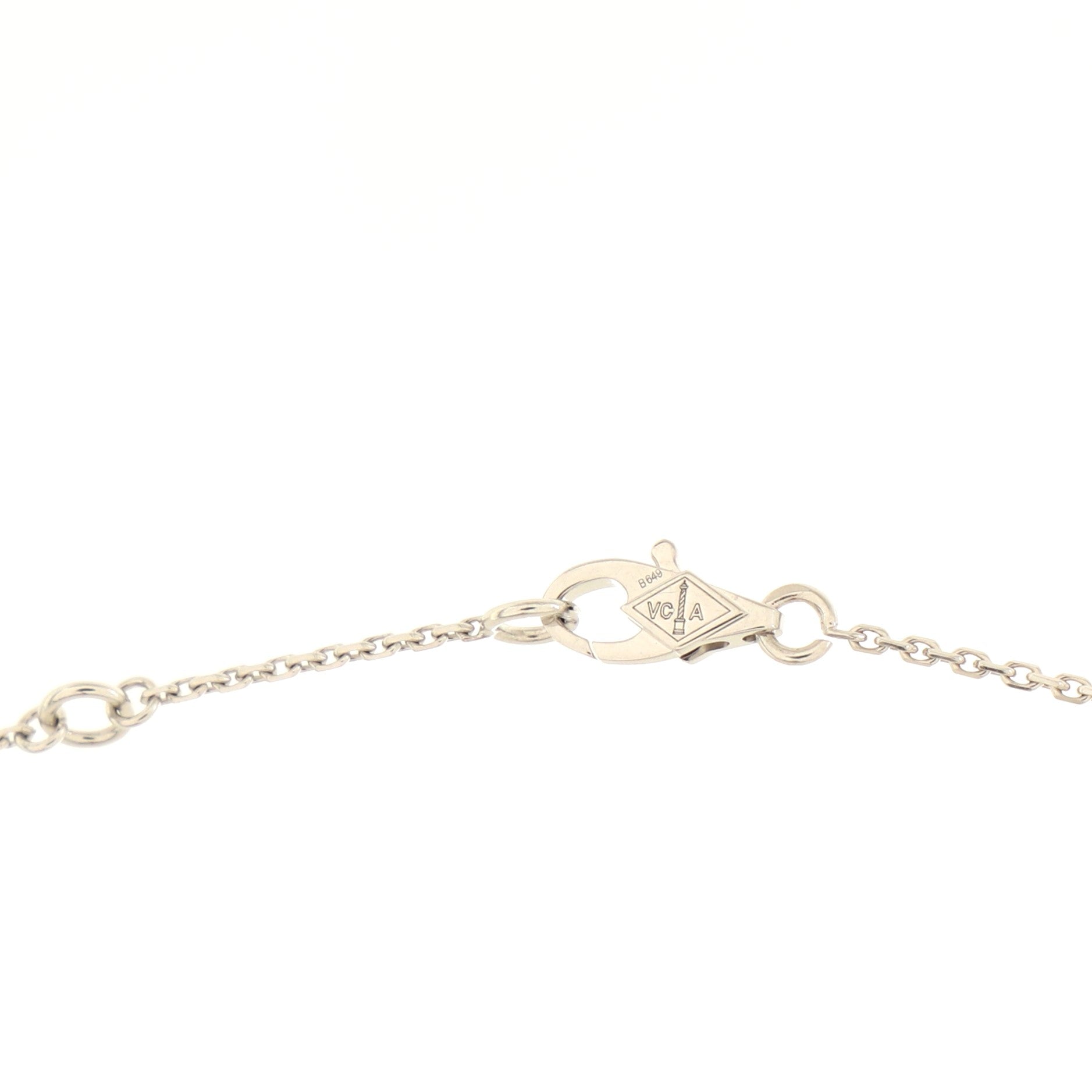 Frivole Pendant Necklace 18K White Gold and Diamond Mini