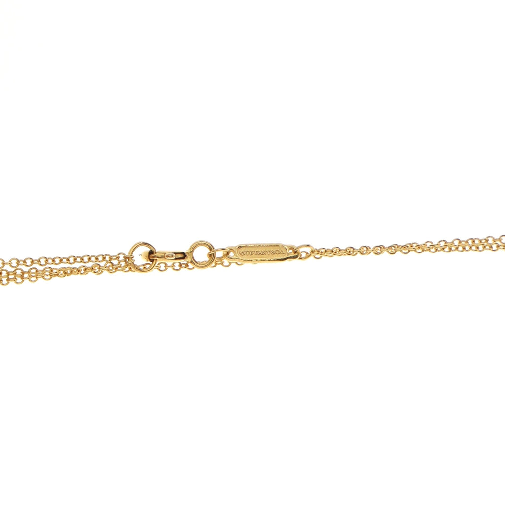 T Smile Pendant Necklace 18K Yellow Gold Mini