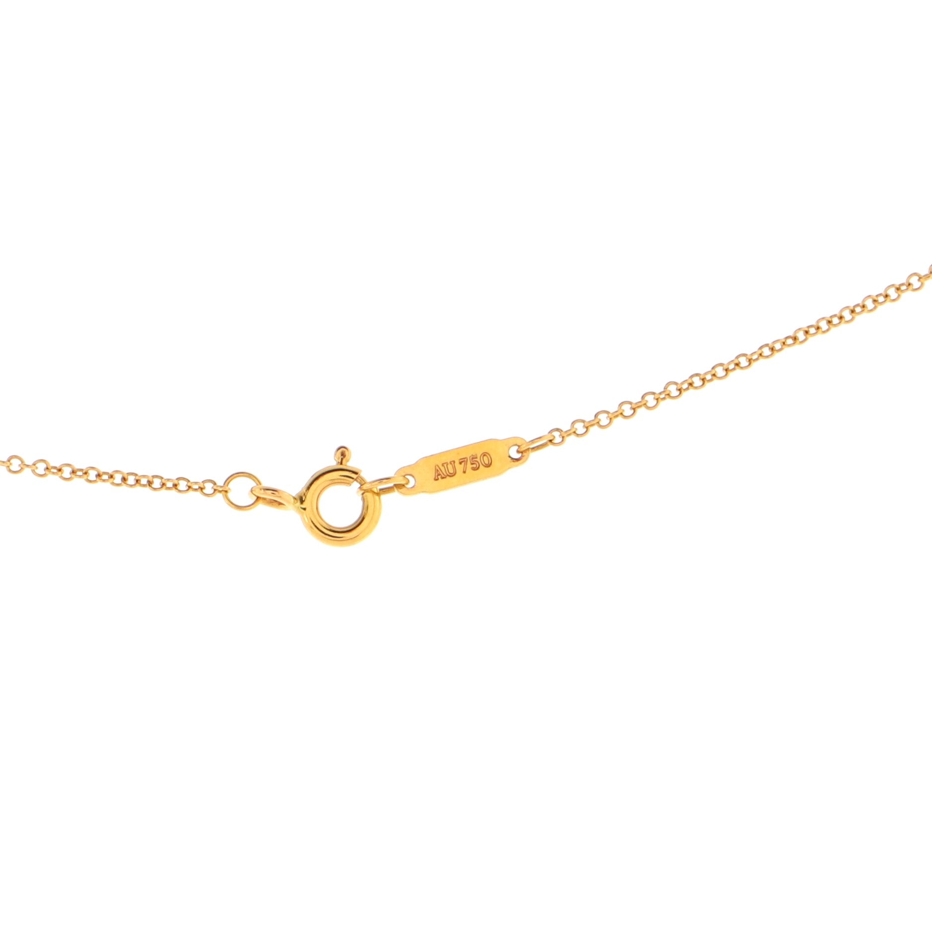 Metro Heart Pendant Necklace 18K Rose Gold and Diamonds Mini