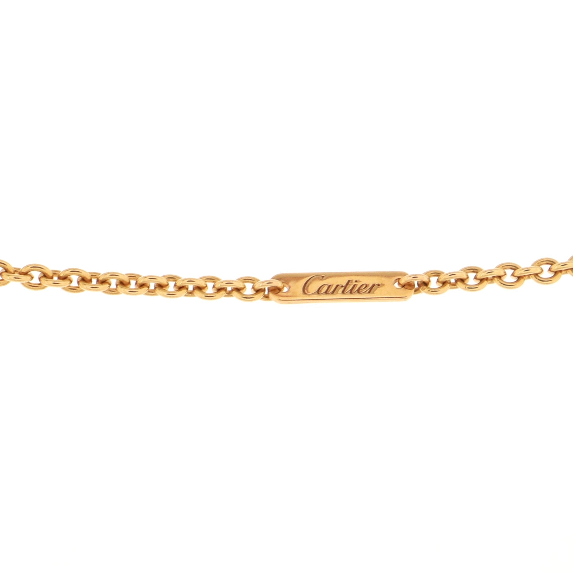 Mon Amour Lariat Necklace 18K Yellow Gold