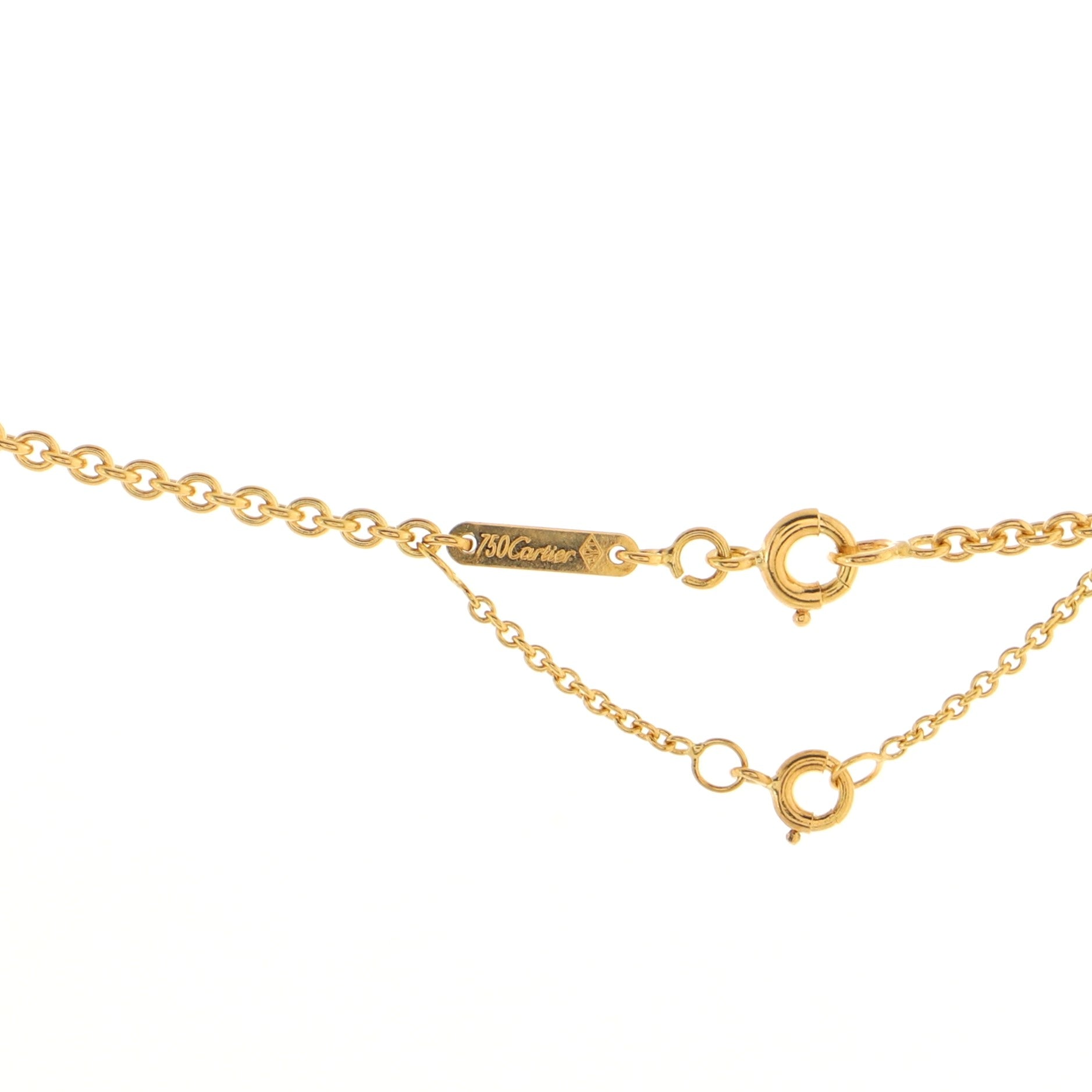Trinity Pendant Necklace 18K Tricolor Gold