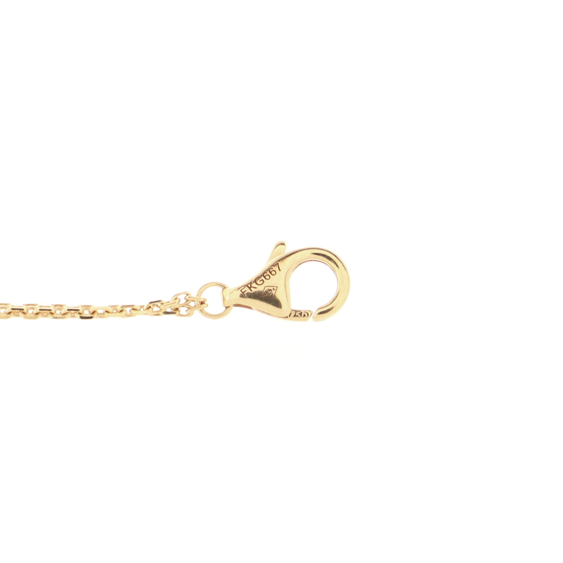 Baby Trinity Pendant Necklace 18K Tricolor Gold