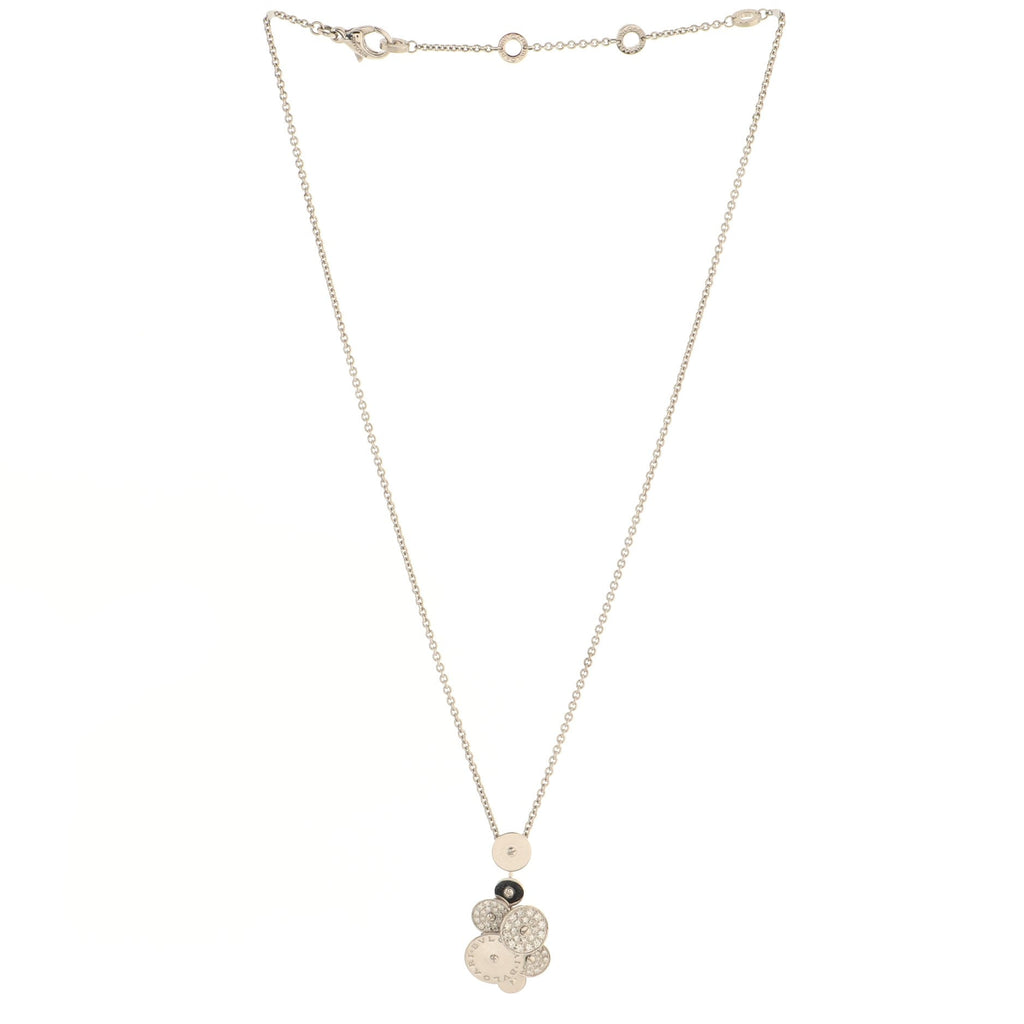Cicladi Pendant Necklace 18K White Gold with Diamonds