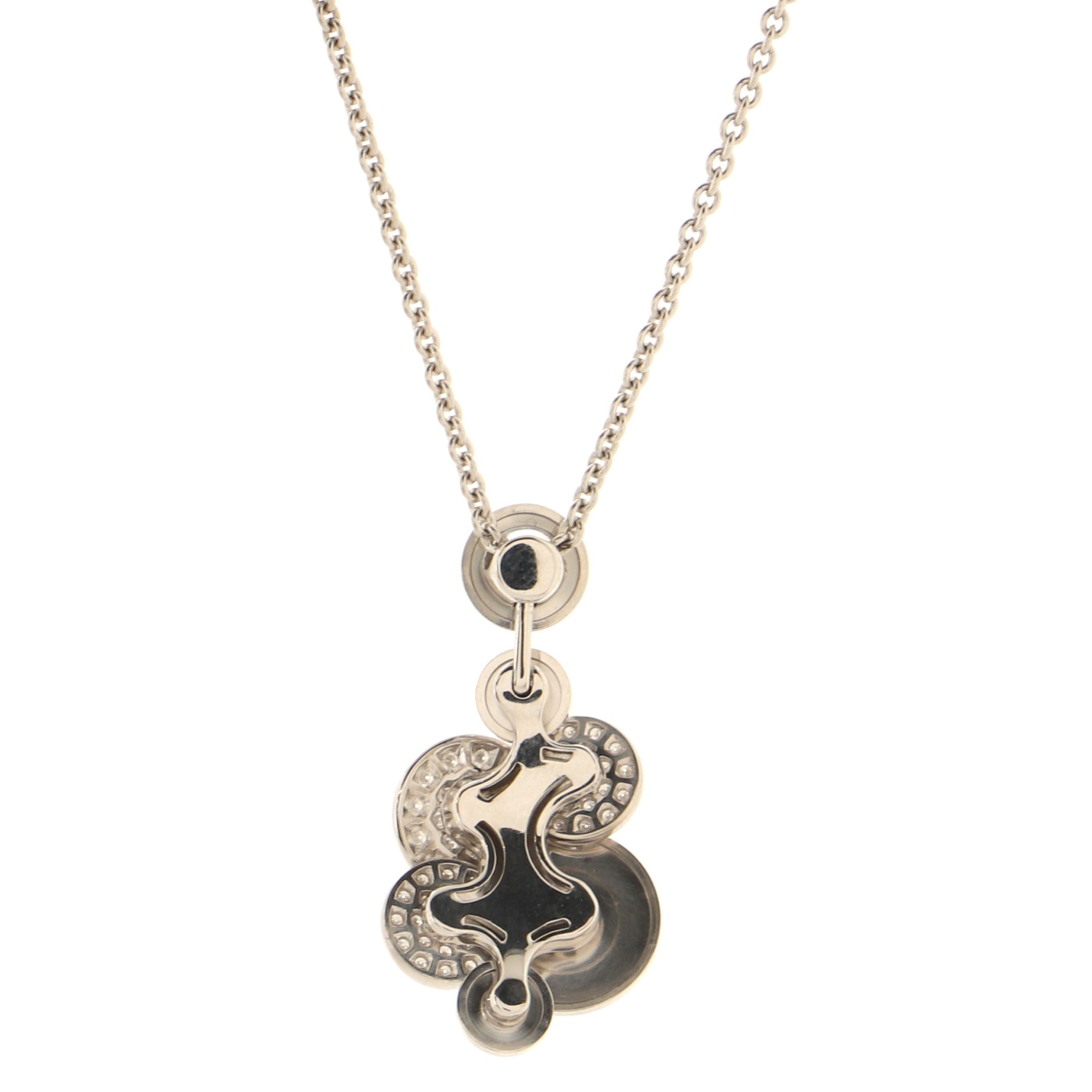Cicladi Pendant Necklace 18K White Gold with Diamonds