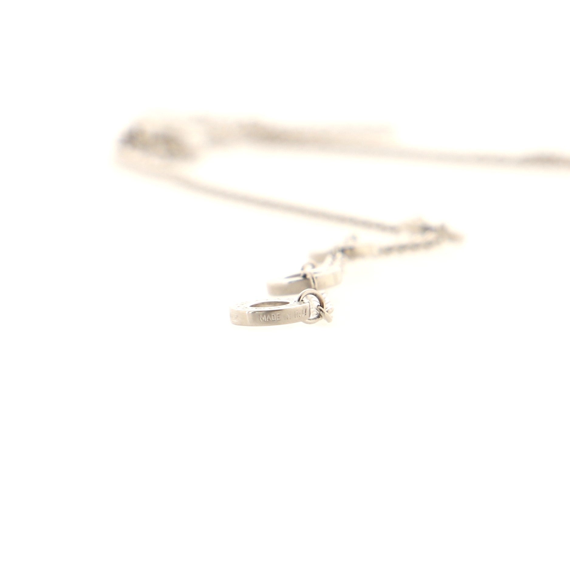 Cicladi Pendant Necklace 18K White Gold with Diamonds