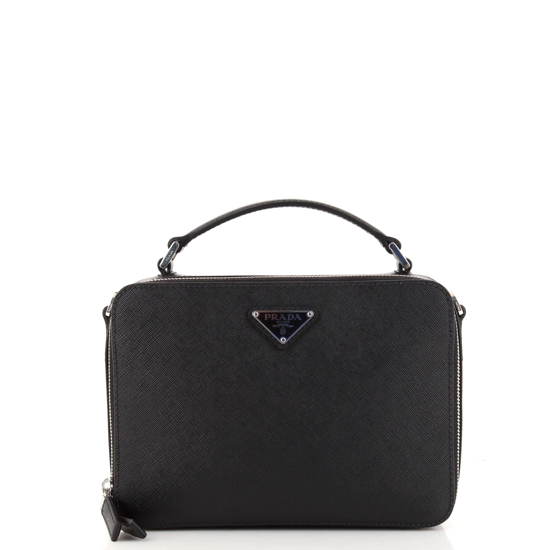 Brique Crossbody Bag Saffiano Leather Mini