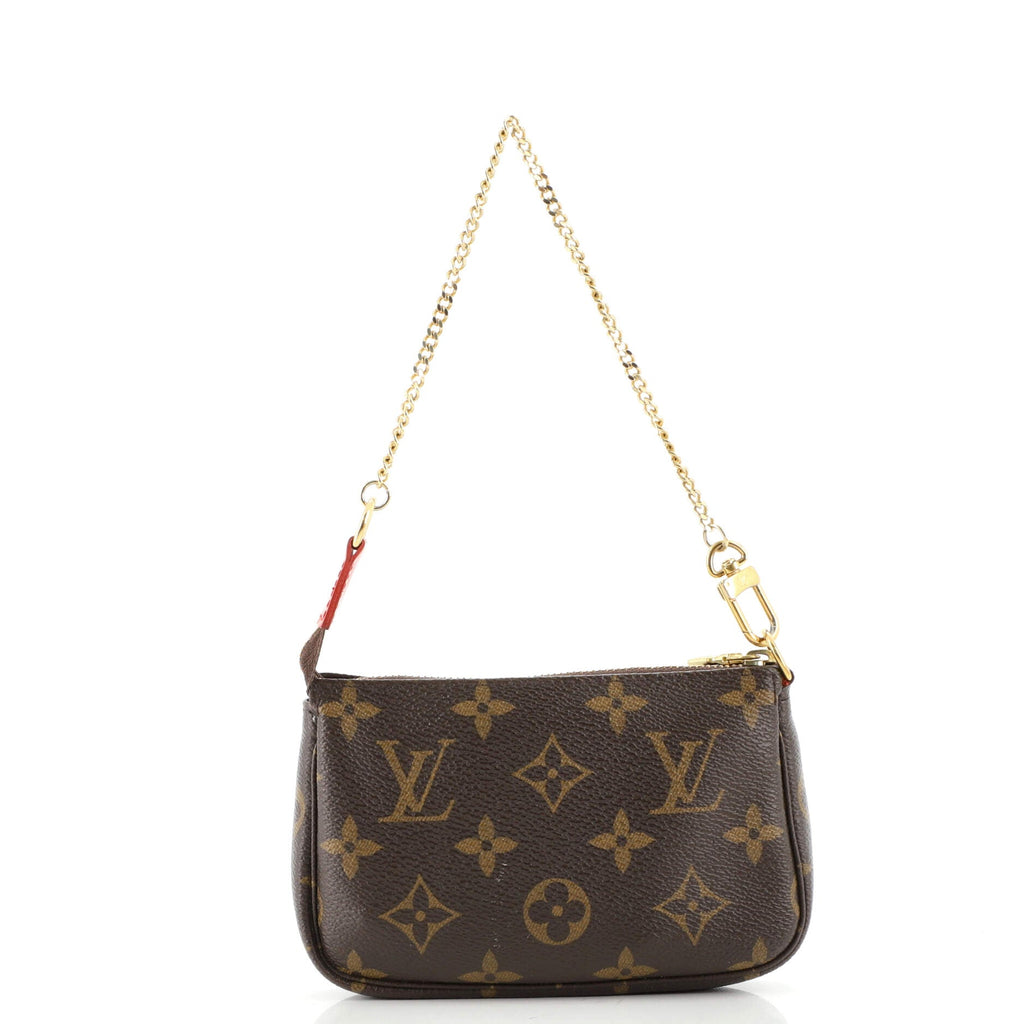 Pochette Accessoires Limited Edition Vivienne Xmas Monogram Canvas Mini