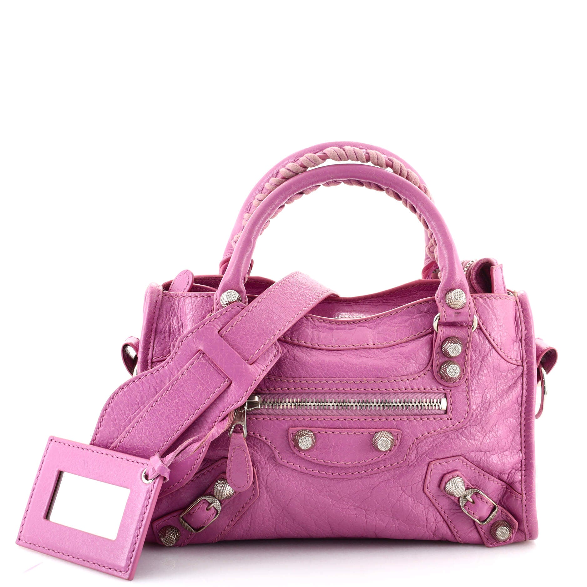 City Giant Studs Bag Leather Mini