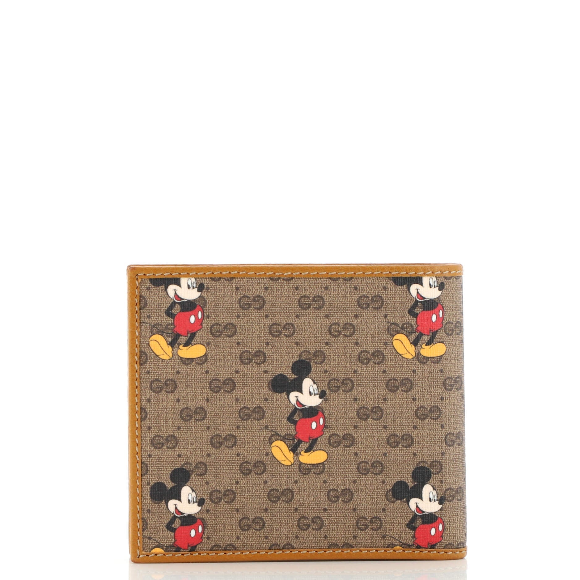 Disney Mickey Mouse Bifold Wallet Printed Mini GG Coated Canvas