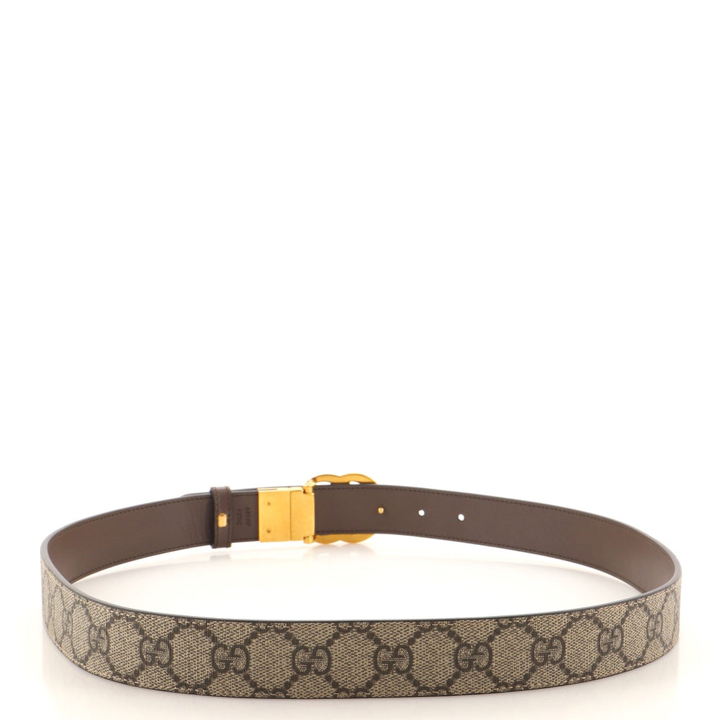GG Marmont Reversible Belt GG Coated Canvas and Leather Medium 90