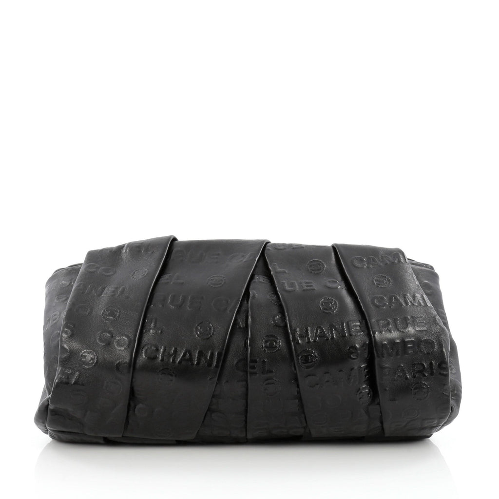 31 Rue Cambon Clutch Embossed Leather Large