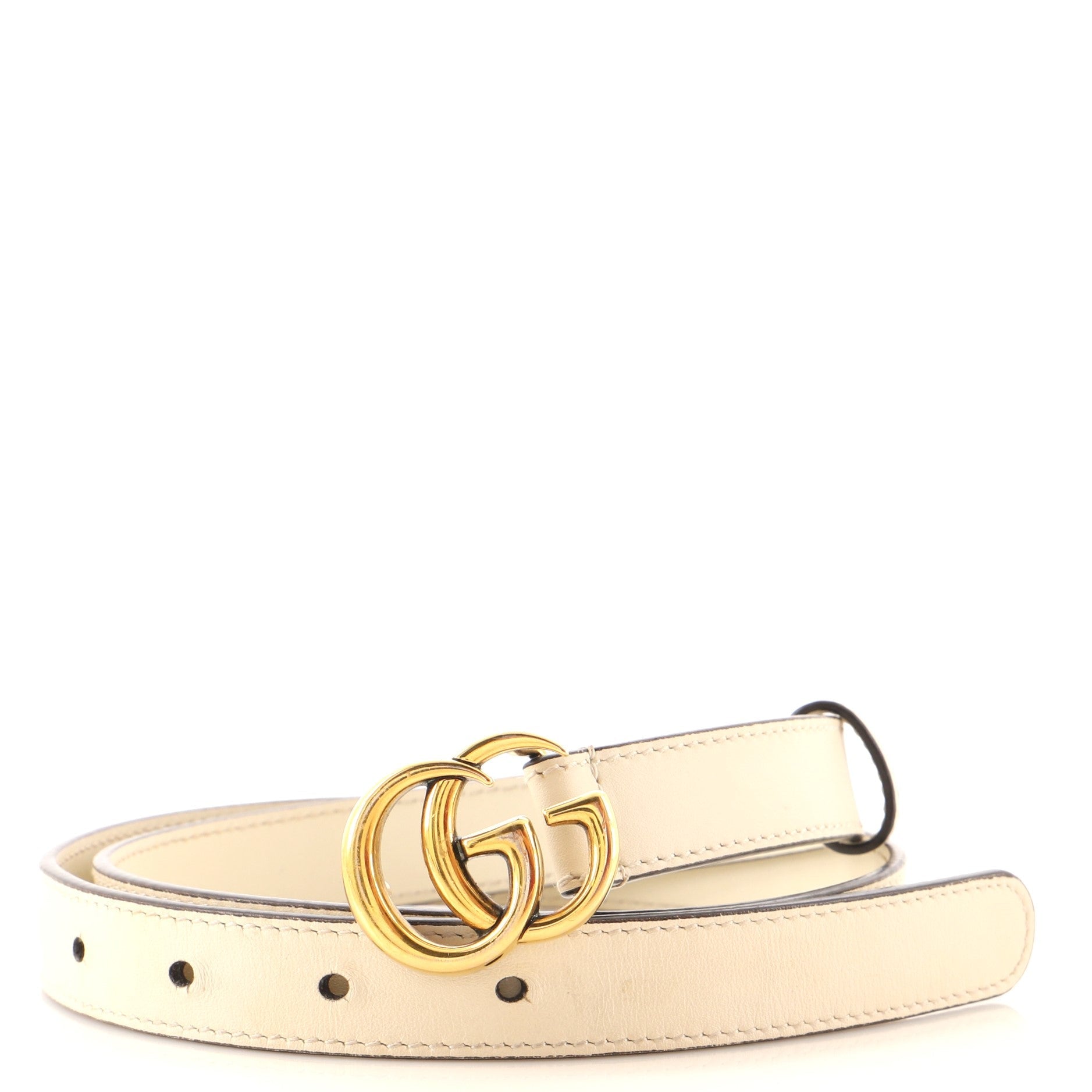 GG Marmont Belt Leather Thin 75