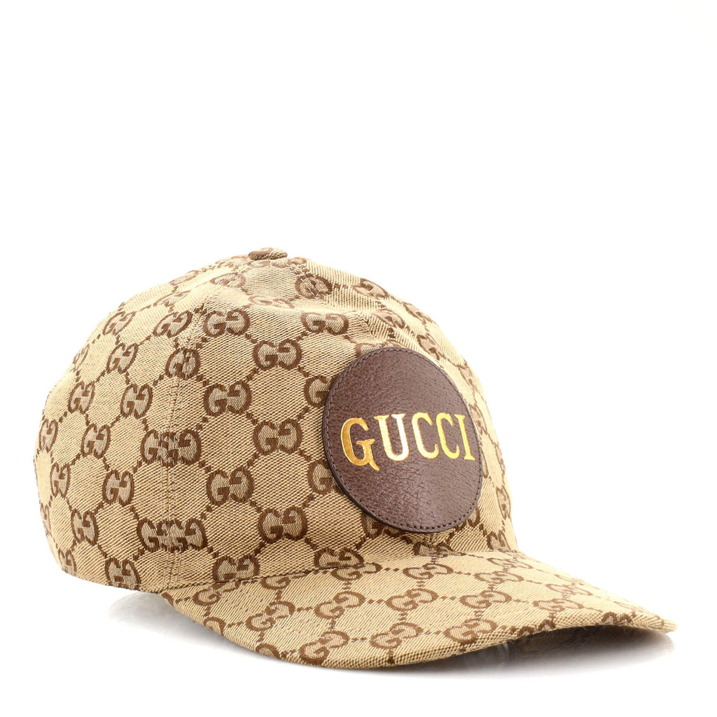 Logo Patch Baseball Cap GG Canvas XXL