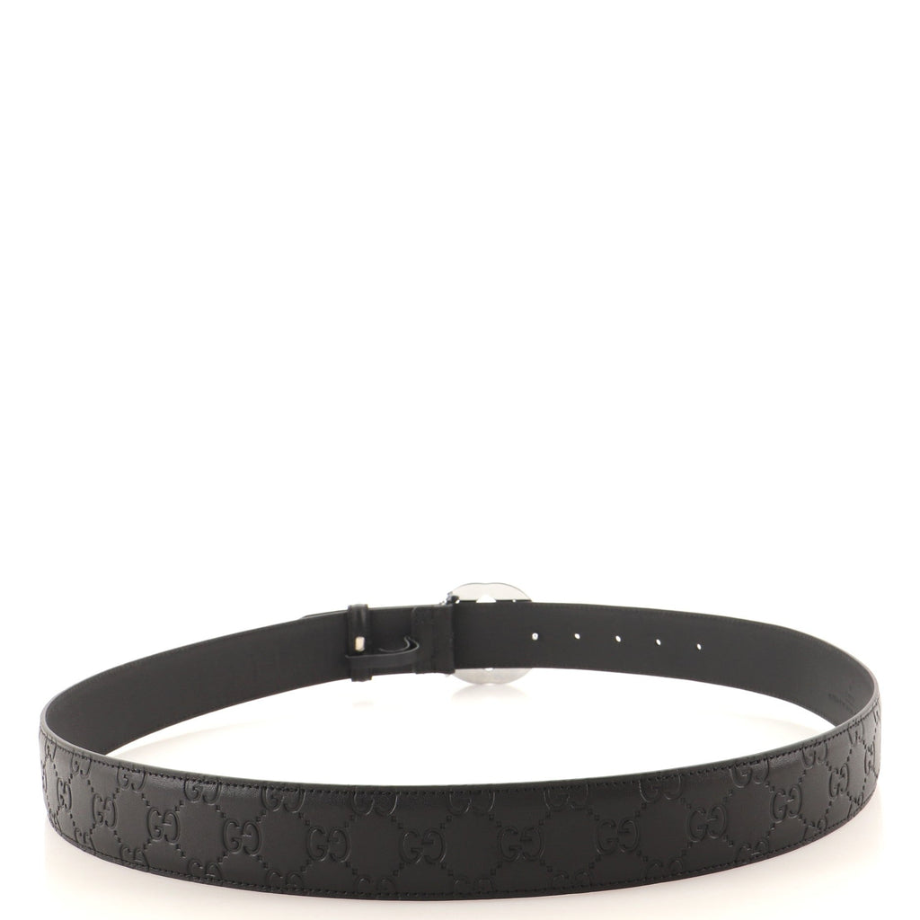 Interlocking G Belt Guccissima Leather Wide 105