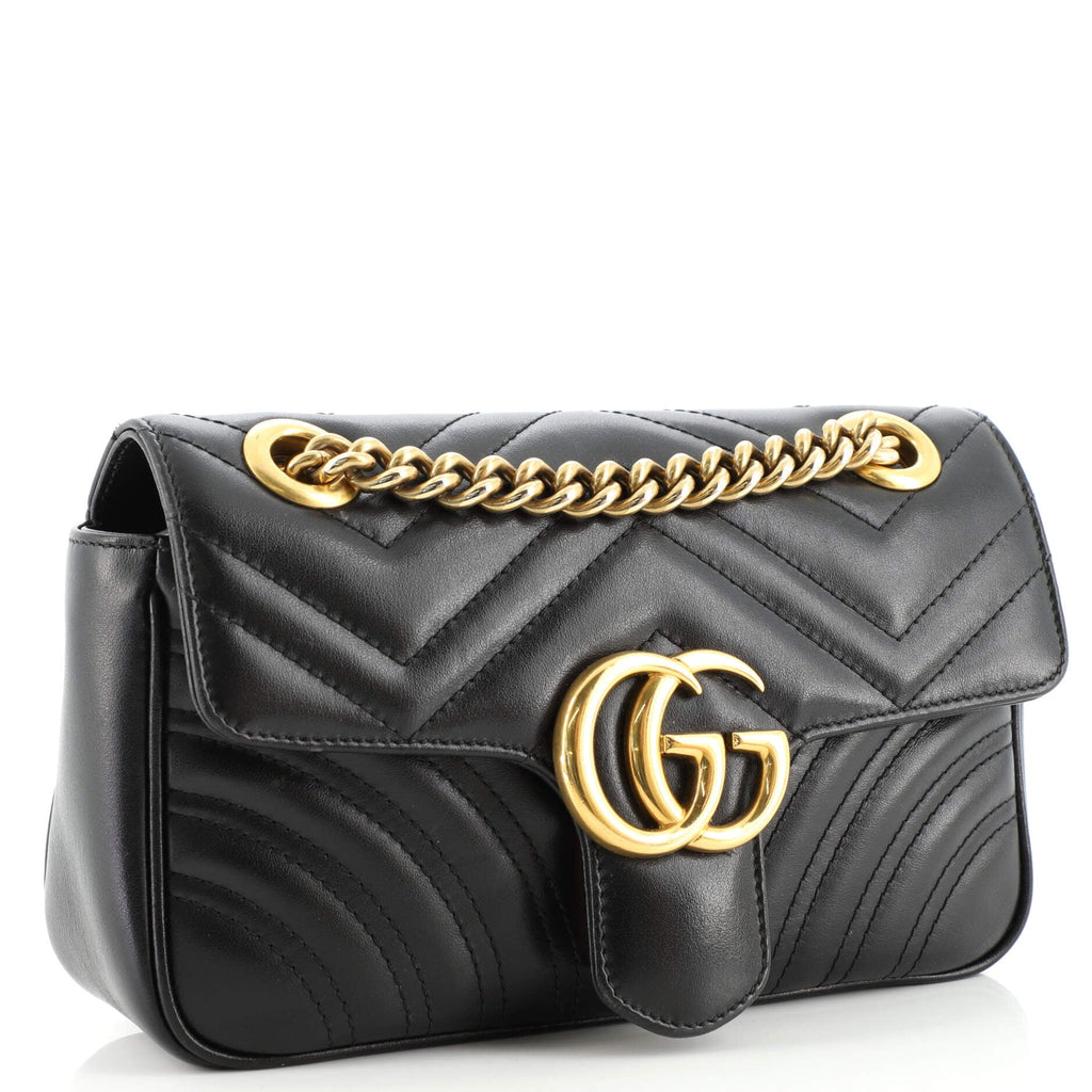 GG Marmont Flap Bag Matelasse Leather Mini