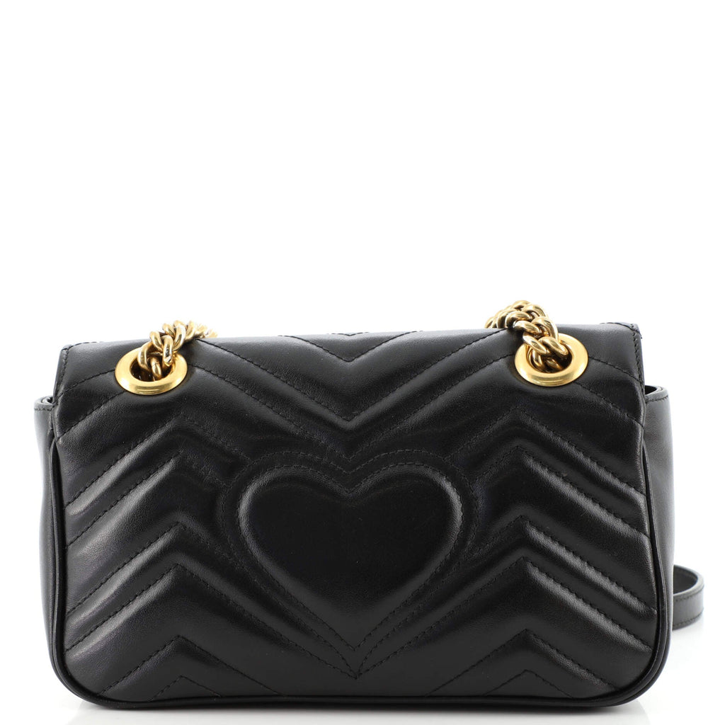 GG Marmont Flap Bag Matelasse Leather Mini